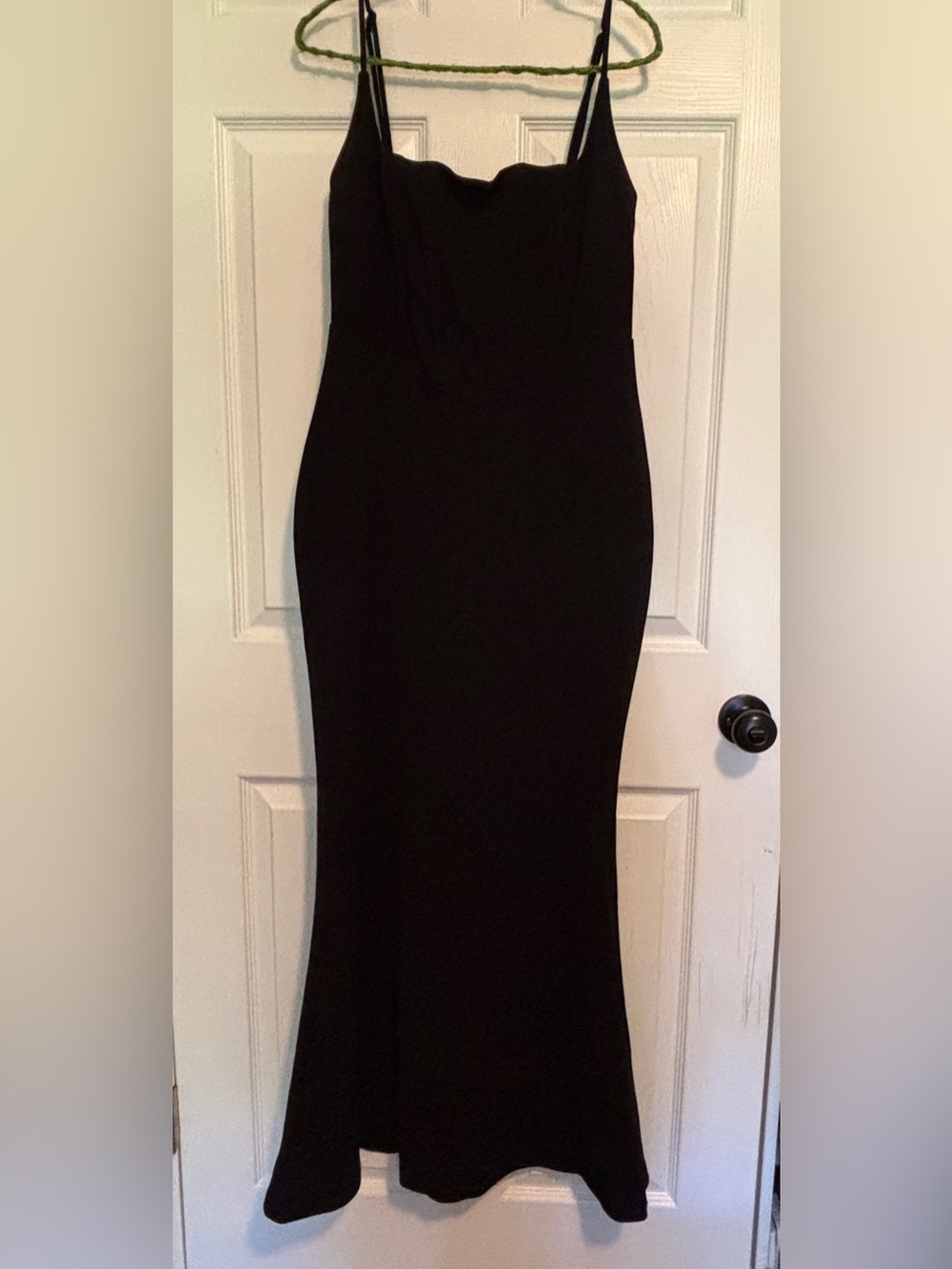Lulu's Black Mermaid Maxi Dress